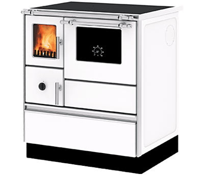 Alfa-70 Dominant*ECO - White - Solid Fuel Cooker