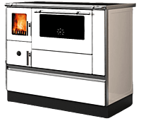 Alfa-90 Dominant*ECO - White - Solid Fuel Cooker