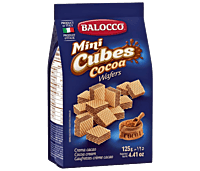 Balocco-Wafers Mini Cubes Сосоа 125g/24