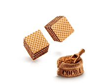 Balocco-Wafers Mini Cubes Сосоа 125g/24