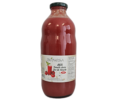 Bonesa_ TOMATO JUICE HOT No Sugar Added GLASS  1L/6