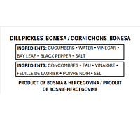 Bonesa_DILL PICKLES 2500mL/4