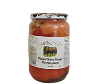 Bonesa_YELLOW FILLET PEPPERS-Pickled 720mL/6