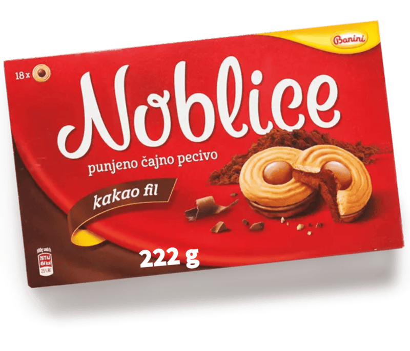 Banini-NOBLICE Tea Cookies 222g/12