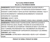 Banini-NOBLICE Tea Cookies 222g/12 Banini-NOBLICE Tea Cookies 222g/12
