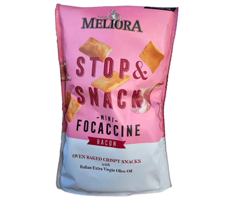 Casa Milo-Focacce Chips Meliora 100g_ Bacon 12pack