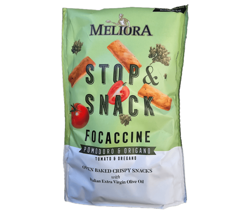 Casa Milo-Focacce Chips Meliora 100g_Tomato-Oregano 12pack