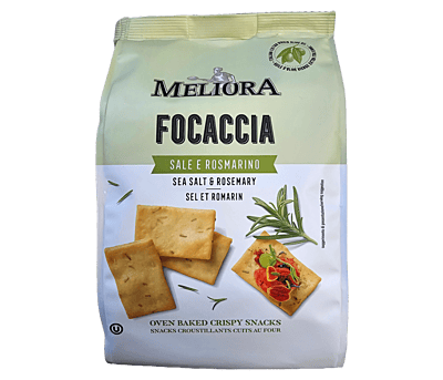 Casa Milo-Focacce Chips Meliora 180g_Sea Salt-Rosemary 8pack