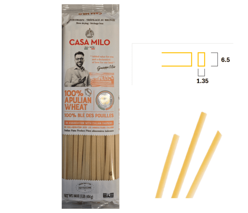 Casa Milo Pasta-Fettuccine Cold  454g/15