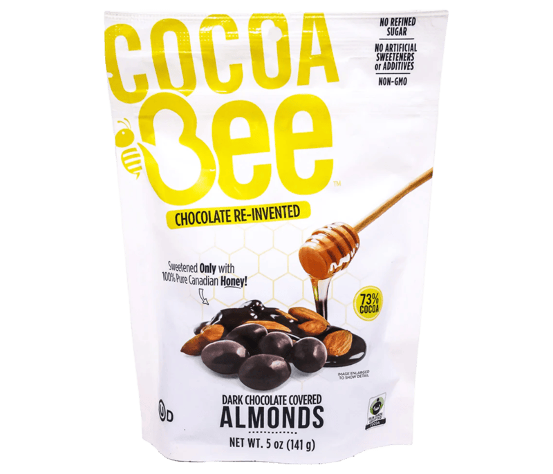 COCOABEE-Dark Chocolate Covered ALMONDS 141g/8