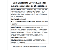 COCOABEE-Dark Chocolate Covered ALMONDS 141g/8