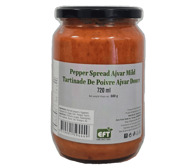 EFT-Handmade Style AJVAR MILD 580 mL/12 pack