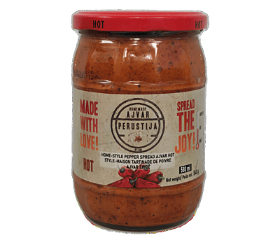 EFT-Premium Handmade Style AJVAR HOT 580 mL/6 pack