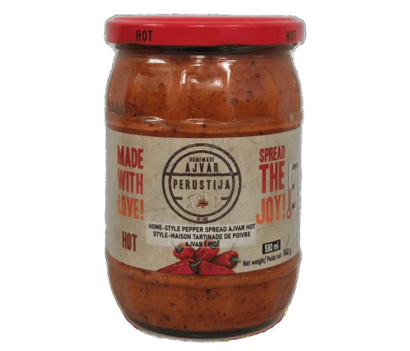 EFT-Premium Handmade Style AJVAR HOT 580 mL/6 pack