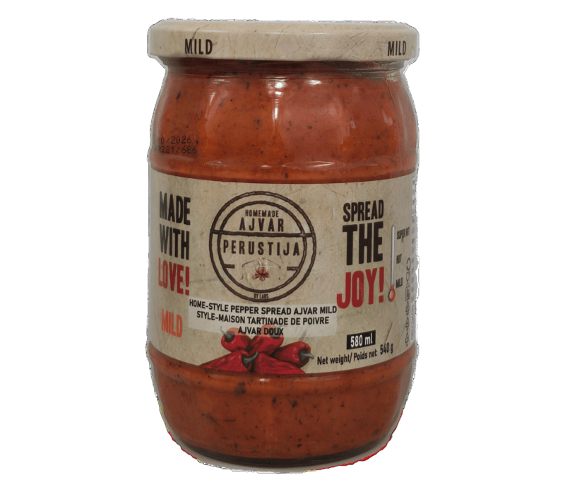 EFT-Premium Handmade Style AJVAR MILD 580 mL/6 pack