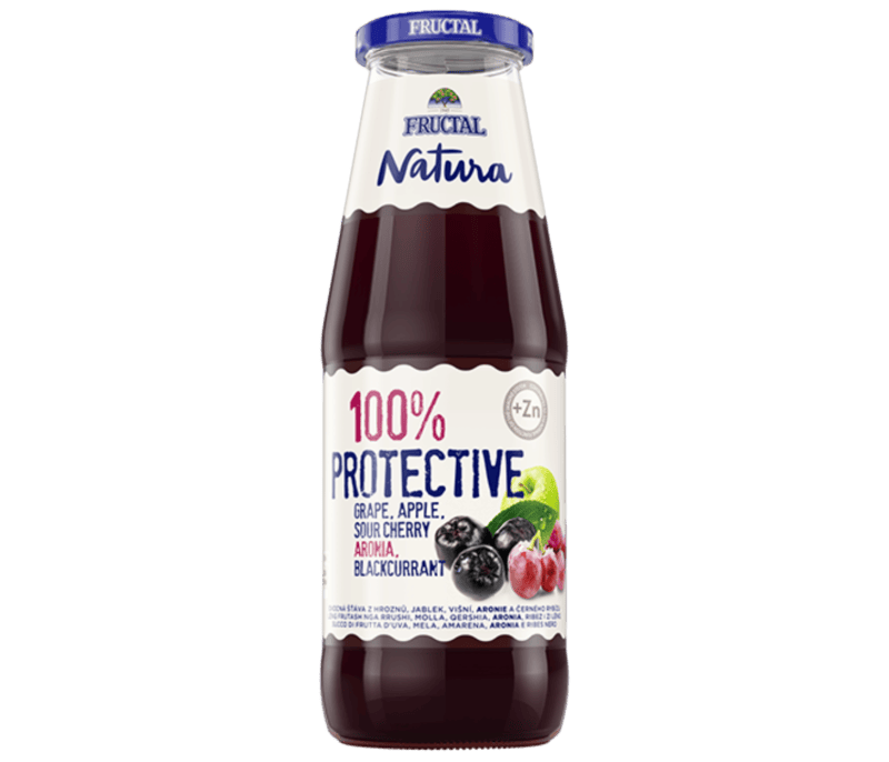 Fructal Natura 700ml Glass 6pack-Aronia