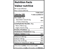 Fructal Natura 700ml Glass 6pack-Carrot