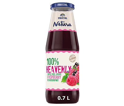 Fructal Natura 700ml Glass 6pack-Raspberry