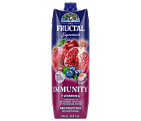 Fructal 1L Superior Organic-No Sugar Added 12pack-Immunity