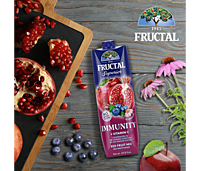 Fructal 1L Superior Organic-No Sugar Added 12pack-Immunity