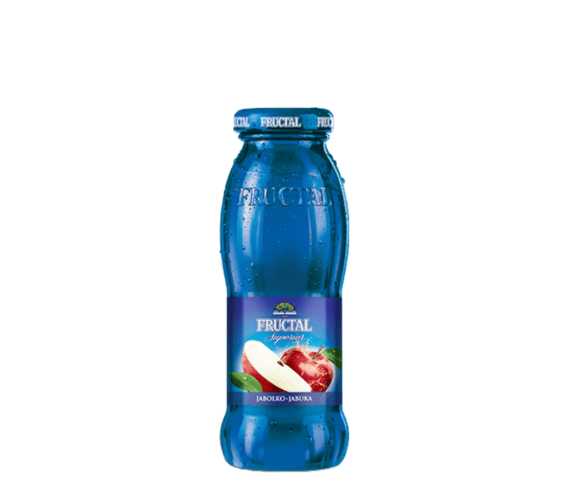 Fructal Blue Bottle 200ml Glass 12pack-Apple