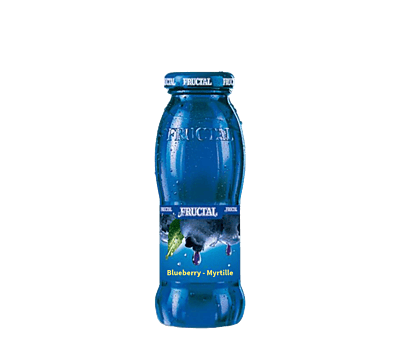 Fructal Blue Bottle 200ml Glass 12pack-Blueberry