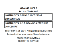 Fructal Blue Bottle 200ml Glass 12pack-Orange Fructal Blue Bottle 200ml Glass 12pack-Orange