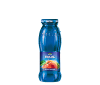 Fructal Blue Bottle 200ml Glass 12pack-Peach Fructal Blue Bottle 200ml Glass 12pack-Peach