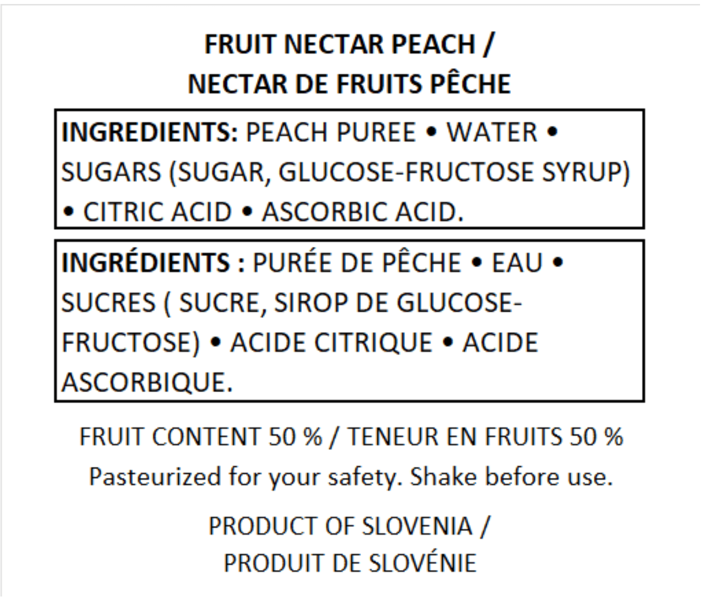 Fructal Blue Bottle 200ml Glass 12pack-Peach Fructal Blue Bottle 200ml Glass 12pack-Peach