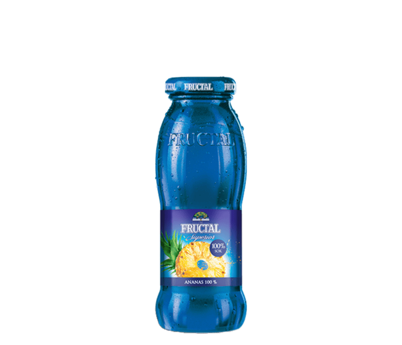 Fructal Blue Bottle 200ml Glass 12pack-Pineapple