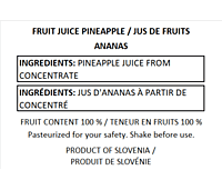 Fructal Blue Bottle 200ml Glass 12pack-Pineapple Fructal Blue Bottle 200ml Glass 12pack-Pineapple