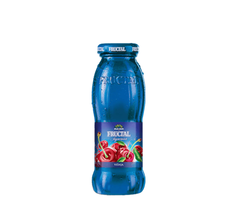 Fructal Blue Bottle 200ml Glass 12pack-Sour Cherry