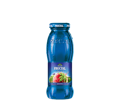 Fructal Blue Bottle 200ml Glass 12pack-Strawberry