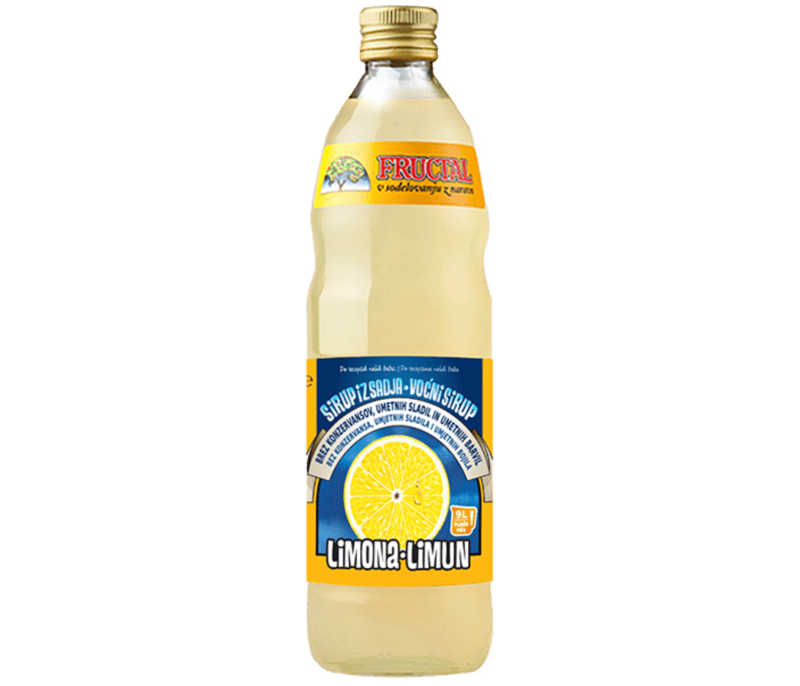 Fructal Syrup 1L 6pack-Lemon