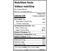 Fructal Syrup 1L 6pack-Lemon Fructal Syrup 1L 6pack-Lemon