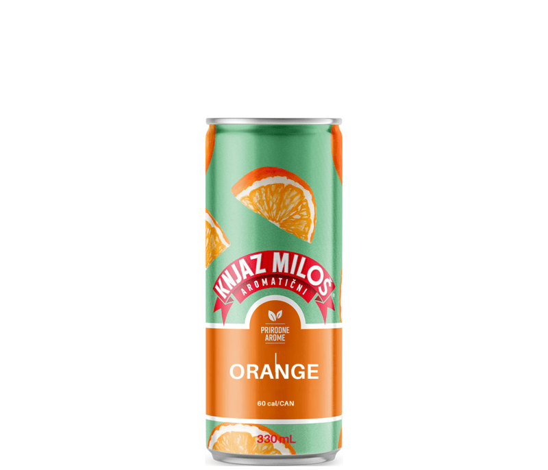 Knjaz Aromatic-Orange 330mL Can 12pack