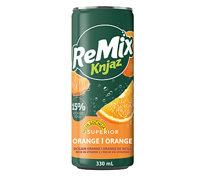 Knjaz ReMix-Orange 330mL Can 12pack