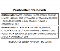 Knjaz ReMix-Peach 330mL Can 12pack