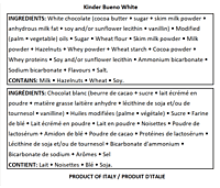 Kinder Bueno-White 39g/30 Kinder Bueno-White 39g/30