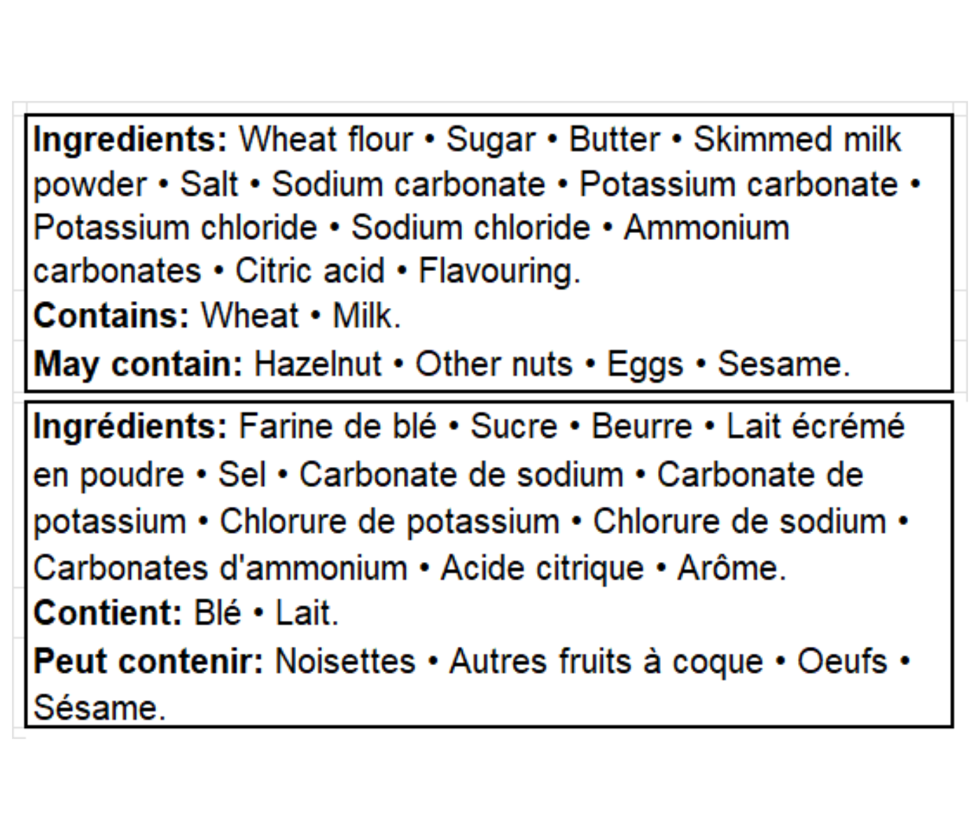LU Véritable Petit Beurre Pocket 300G/20 Pack