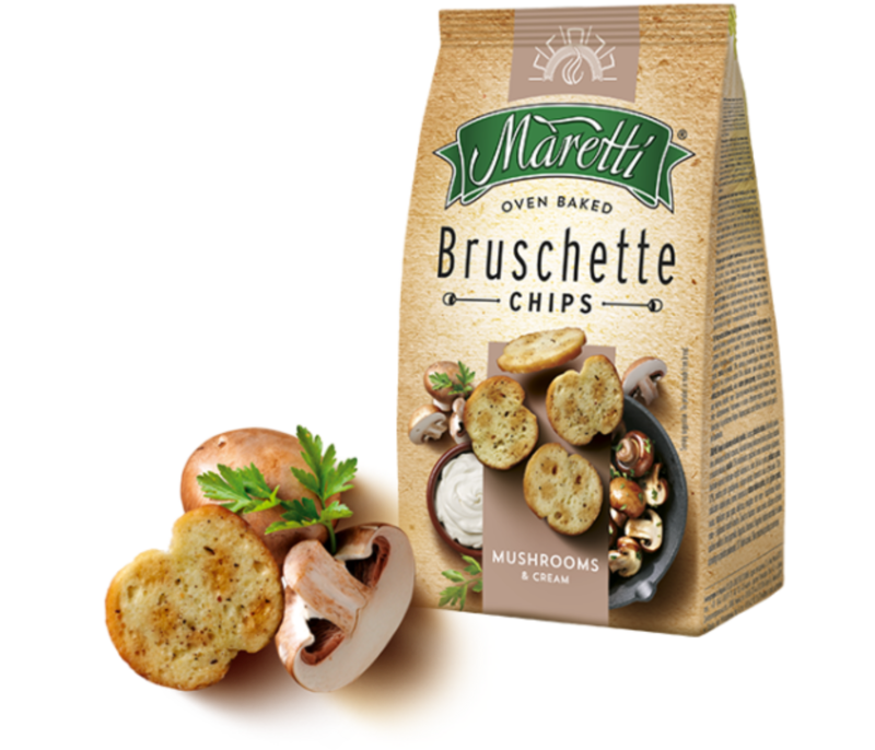 Bruschette Maretti-Mushrooms & Cream 70g /15