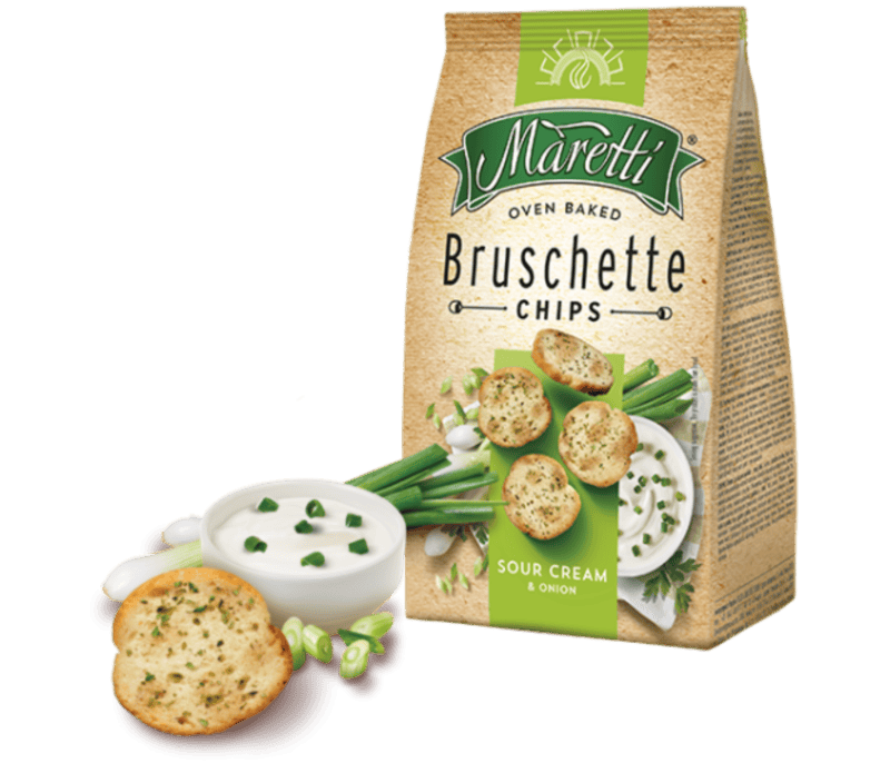 Bruschette Maretti-Sour Cream & Onion 70g /15