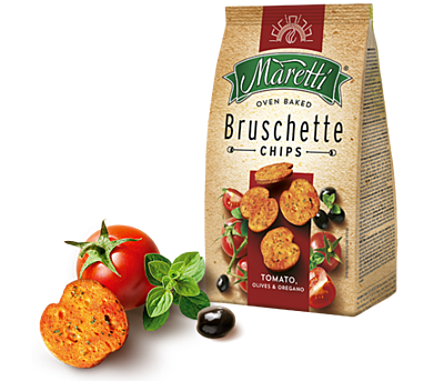 Bruschette Maretti-Tomato-Olives-Oregano 70g /15