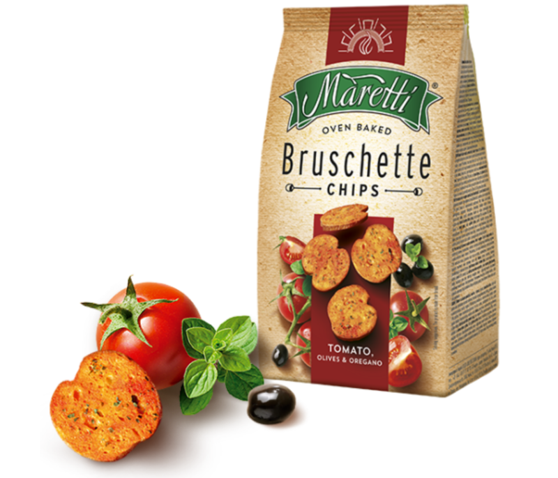 Bruschette Maretti-Tomato-Olives-Oregano 70g /15