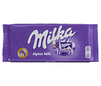 Milka Chocolate-Alpine Milk 100g/24