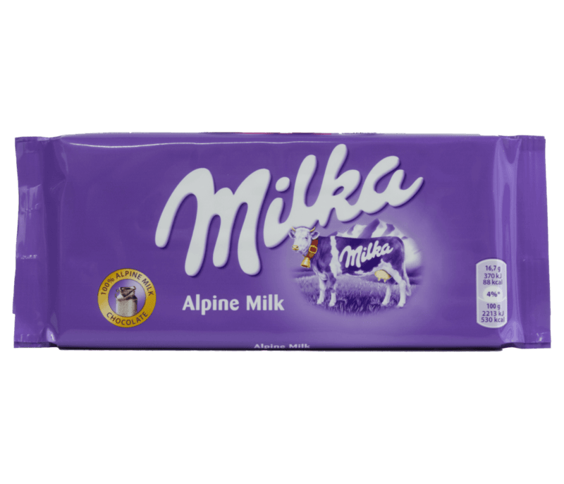 Milka Chocolate-Alpine Milk 100g/24