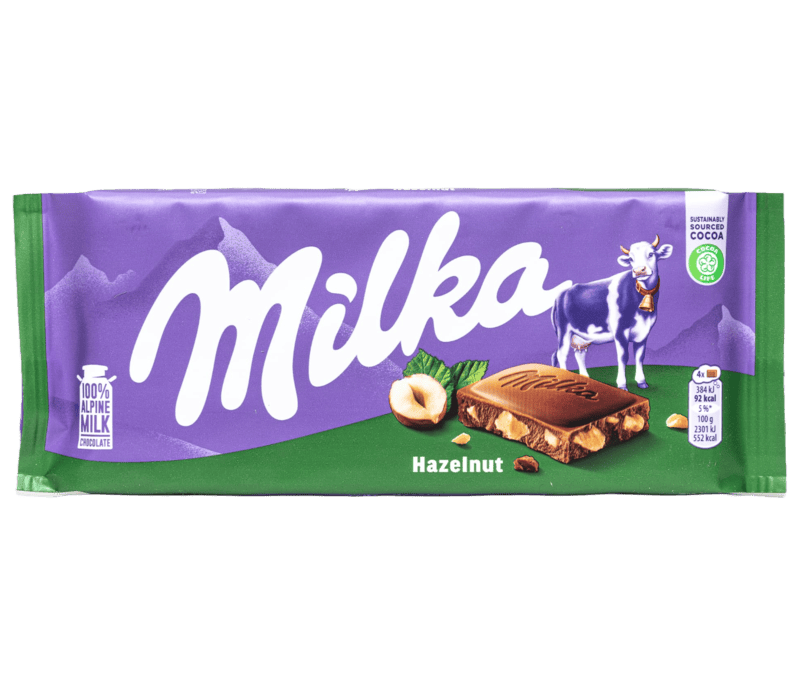 Milka Chocolate-Hazelnut 100g/22