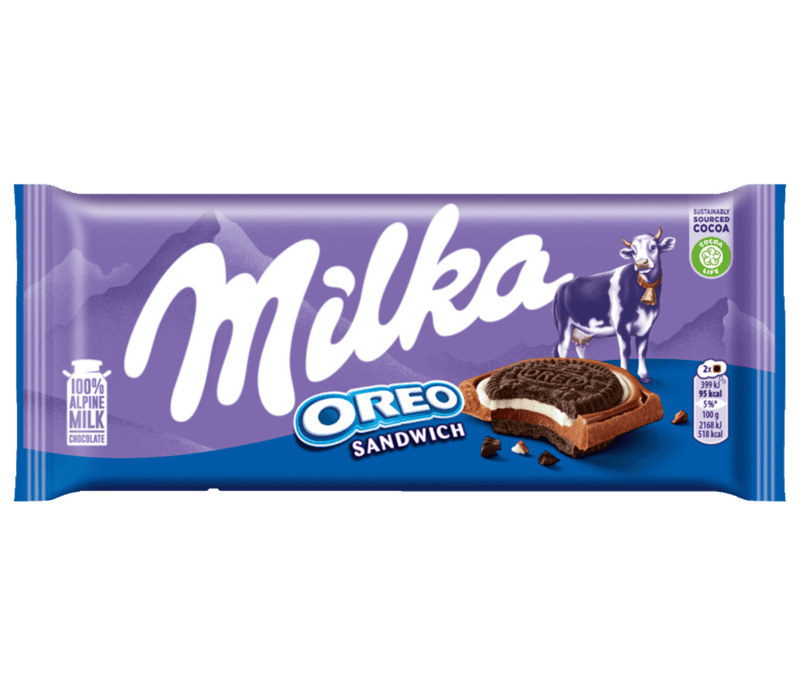 Milka Chocolate-Oreo Sandwich 92g/16