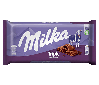 Milka Chocolate-Triple Choco Cocoa 90g/20