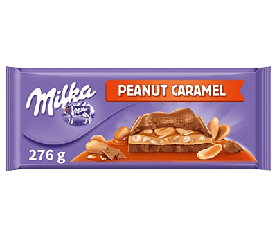 Milka Chocolate - Peanut & Caramel 276g/13